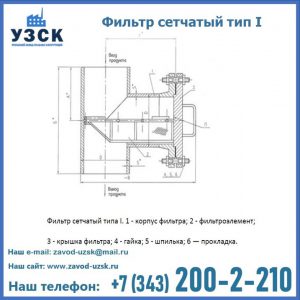 Фильтр сетчатый ФС по Т-ММ-11-2003 в Находке