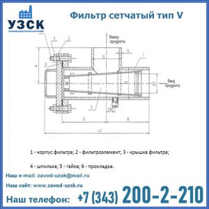 Фильтр сетчатый ФС по Т-ММ-11-2003 в Находке