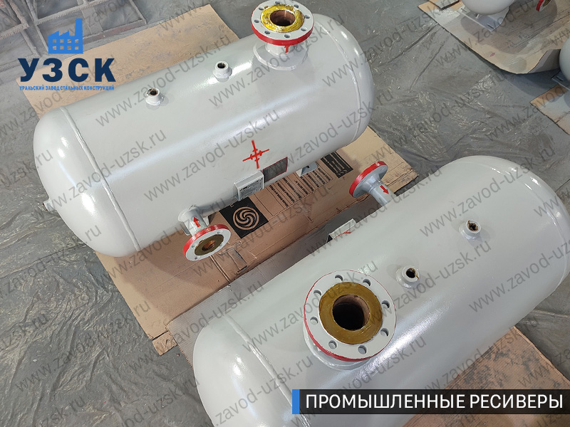 фотография промышленных ресиверовдля газа Находка